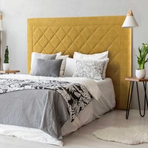 Cabezal tapizado modelo Rombos